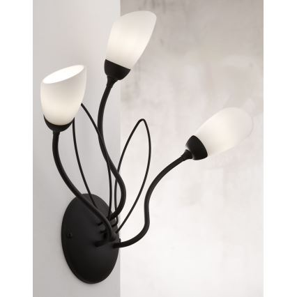 Jupiter 2059 - GLORIOSA Wall Light 3xG9/14W/230V Black