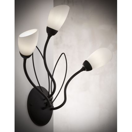 Jupiter 2059 - GLORIOSA Wall Light 3xG9/14W/230V Black