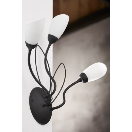 Jupiter 2059 - GLORIOSA Wall Light 3xG9/14W/230V Black