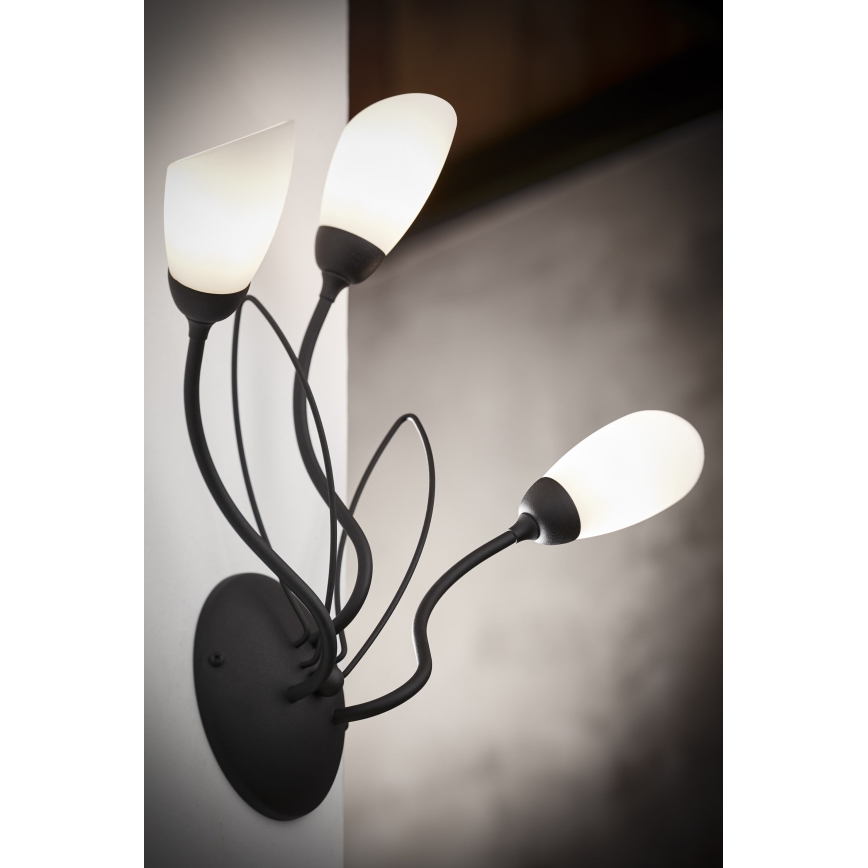 Jupiter 2059 - GLORIOSA Wall Light 3xG9/14W/230V Black