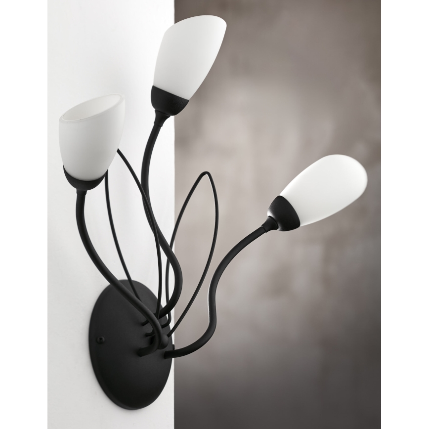 Jupiter 2059 - GLORIOSA Wall Light 3xG9/14W/230V Black