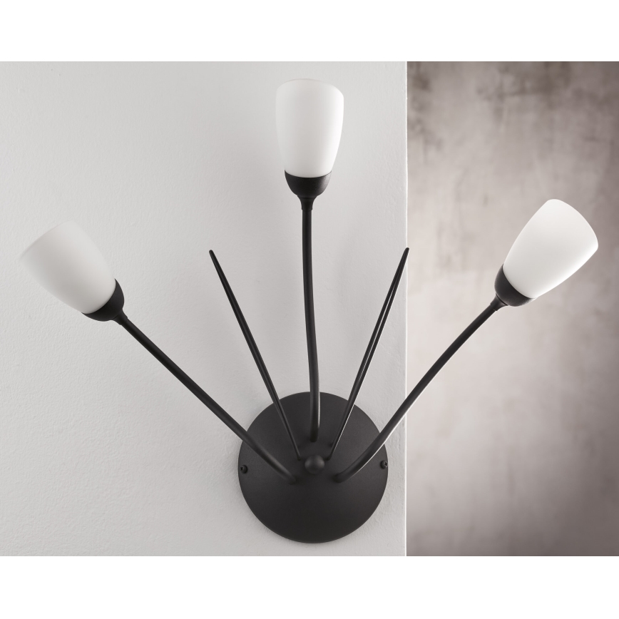 Jupiter 2059 - GLORIOSA Wall Light 3xG9/14W/230V Black