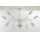Jupiter 2061 - GLORIOSA Rod Chandelier 10xG9/14W/230V Cream
