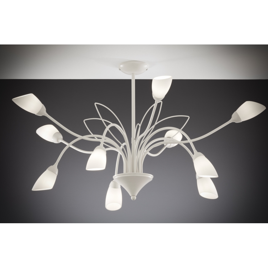 Jupiter 2061 - GLORIOSA Rod Chandelier 10xG9/14W/230V Cream