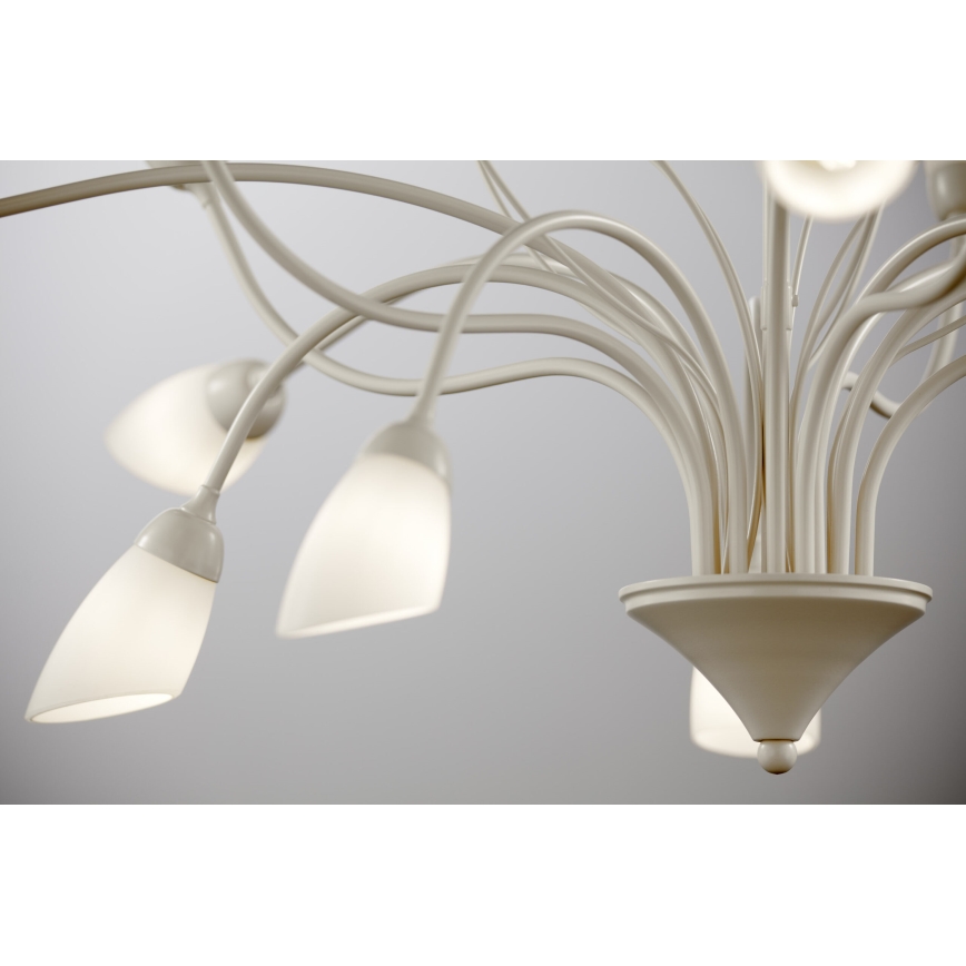 Jupiter 2061 - GLORIOSA Rod Chandelier 10xG9/14W/230V Cream