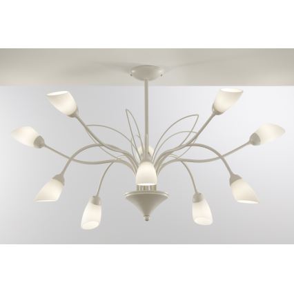 Jupiter 2061 - GLORIOSA Rod Chandelier 10xG9/14W/230V Cream