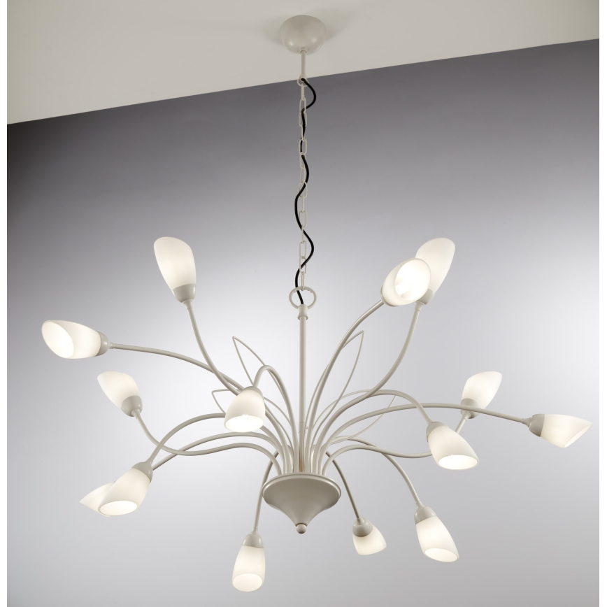 Jupiter 2062 - GLORIOSA Chain Chandelier 15xG9/14W/230V Cream