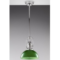 Jupiter 2071 - PLATINO Rod Pendant 1xE27/15W/230V Green/Polished Chrome