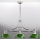 Jupiter 2072 - Rod pendant PLATINO 3xE27/15W/230V green/polished chrome