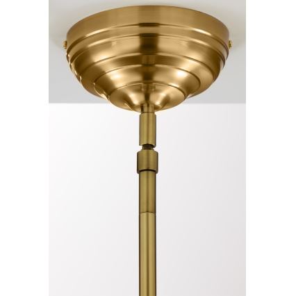 Jupiter 2073 - PLATINO Rod-Mounted Pendant Light 1xE27/15W/230V green/gold