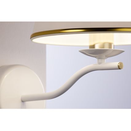Jupiter 2086 - SAMBA Wall Light 1xE27/15W/230V White/Gold