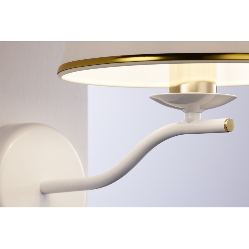 Jupiter 2086 - SAMBA Wall Light 1xE27/15W/230V White/Gold