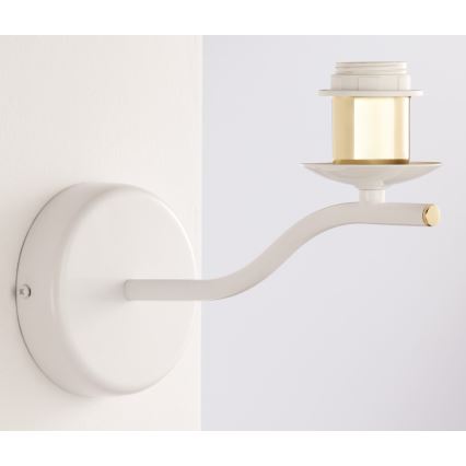 Jupiter 2086 - SAMBA Wall Light 1xE27/15W/230V White/Gold