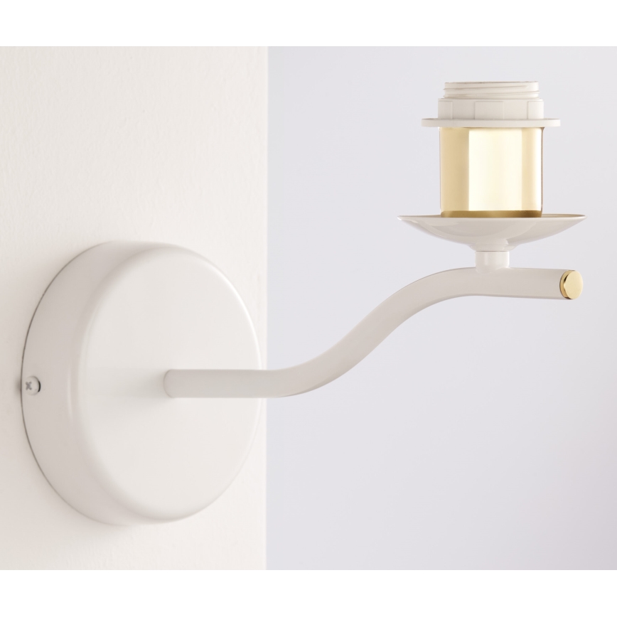Jupiter 2086 - SAMBA Wall Light 1xE27/15W/230V White/Gold