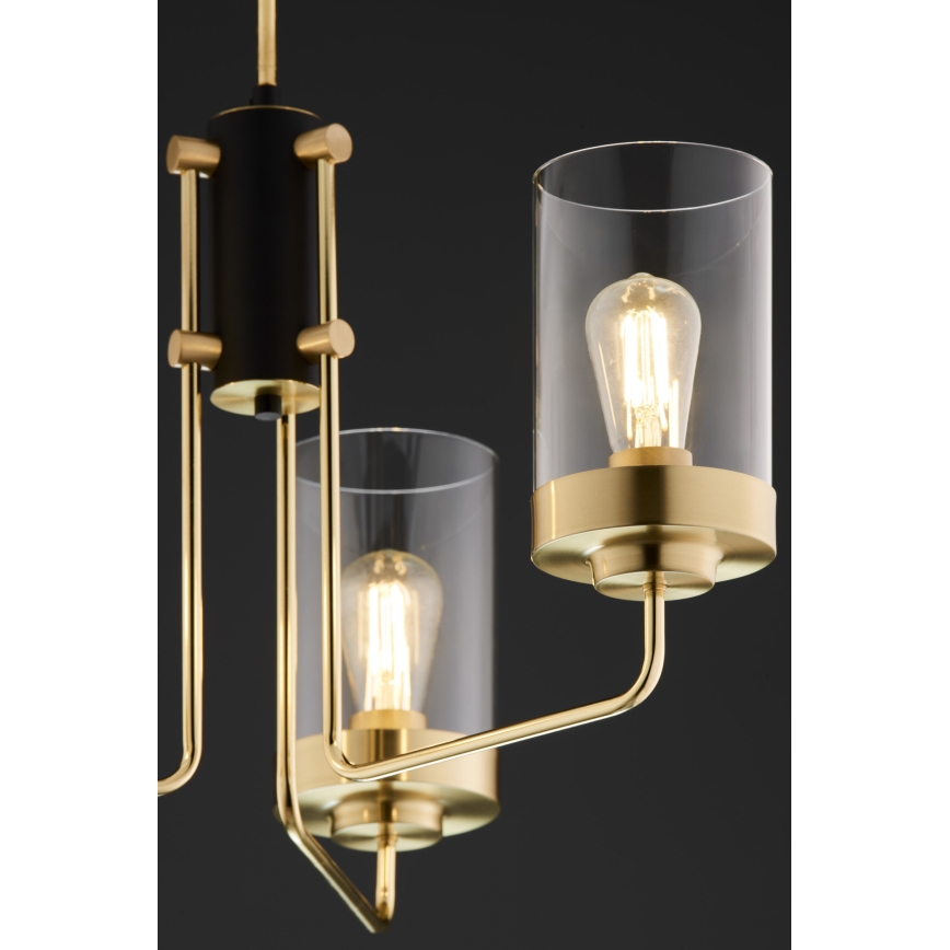 Jupiter 2087 - RAMIREZ Rod Pendant 3xE27/15W/230V Gold/Black