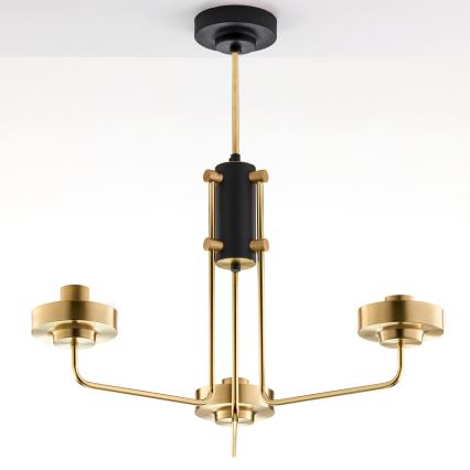 Jupiter 2087 - RAMIREZ Rod Pendant 3xE27/15W/230V Gold/Black