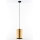 Jupiter 2090 - CORTINA Cable Pendant 1xE27/15W/230V Gold/Black