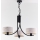 Jupiter 2103 - Chain-hung chandelier ARTHUR 3xE27/15W/230V white/black/marble finish