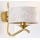 Jupiter 2111 - Wall lamp KASZMIR 1xE27/15W/230V white/gold/marble decor