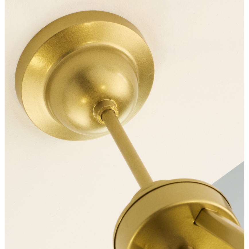 Jupiter 2114 - KASZMIR Rod-Mounted Chandelier 5xE27/15W/230V Blue/Gold