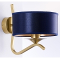 Jupiter 2115 - KASZMIR Wall Lamp 1xE27/15W/230V Blue/Gold