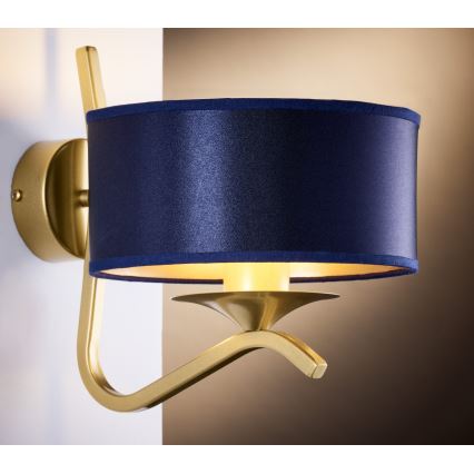 Jupiter 2115 - KASZMIR Wall Lamp 1xE27/15W/230V Blue/Gold