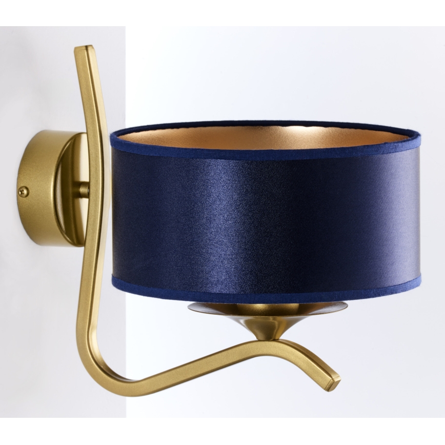Jupiter 2115 - KASZMIR Wall Lamp 1xE27/15W/230V Blue/Gold