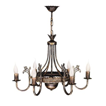 Jupiter 224 - KO 6 - Pendant chandelier KORONA 6xE14/40W/230V