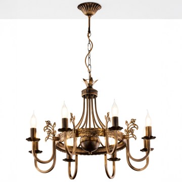 Jupiter 225 - KO 8 - KORONA chain-hung chandelier 8xE14/40W/230V