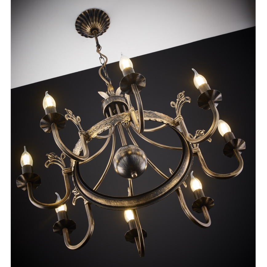 Jupiter 225 - KO 8 - KORONA chain-hung chandelier 8xE14/40W/230V