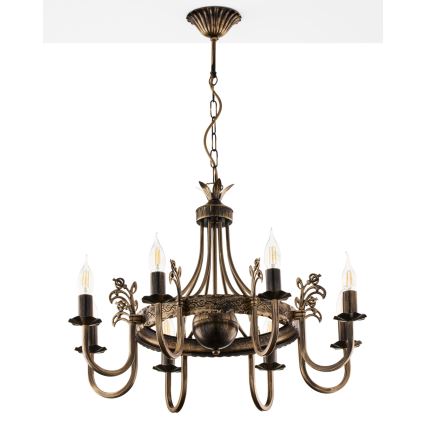 Jupiter 225 - KO 8 - KORONA chain-hung chandelier 8xE14/40W/230V