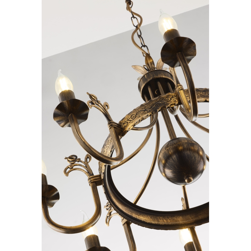 Jupiter 225 - KO 8 - KORONA chain-hung chandelier 8xE14/40W/230V