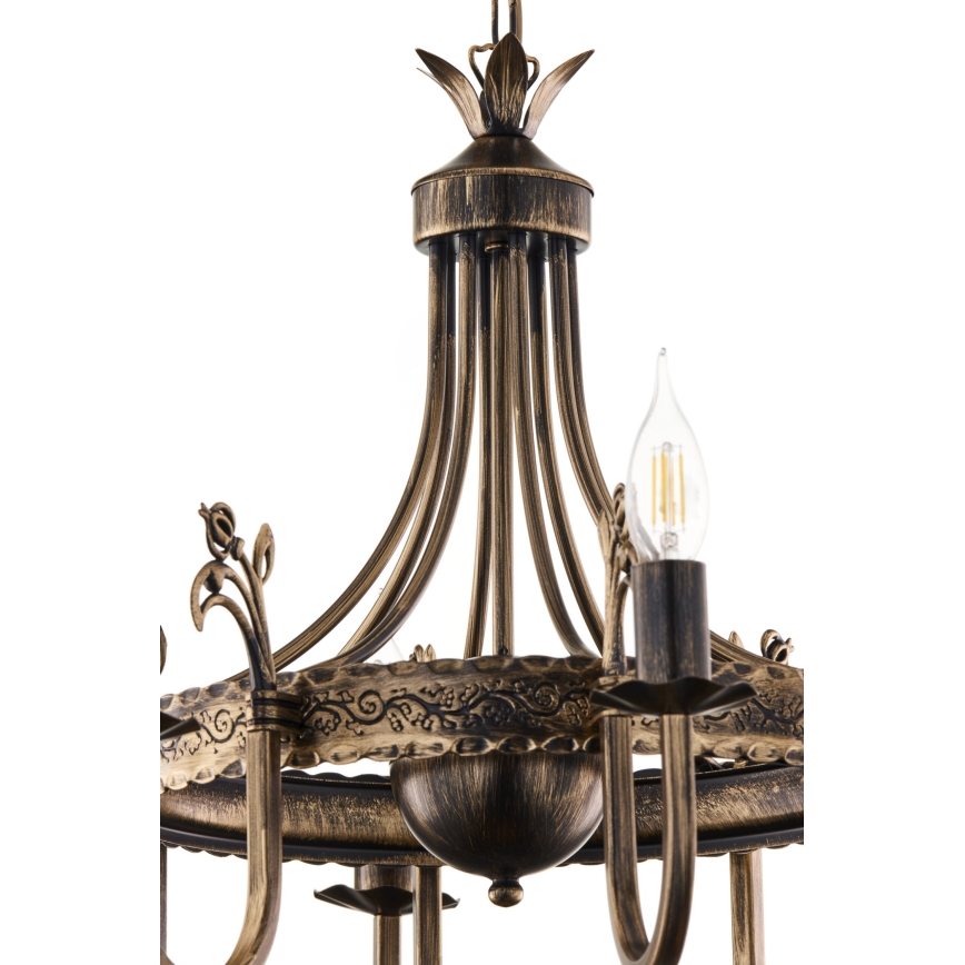 Jupiter 225 - KO 8 - KORONA chain-hung chandelier 8xE14/40W/230V