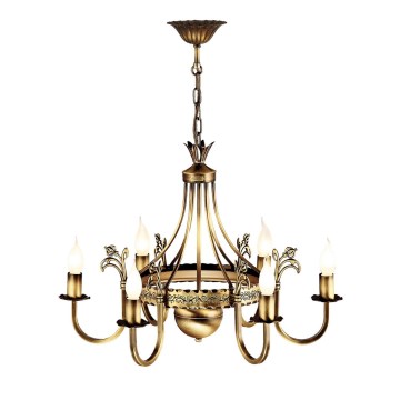 Jupiter 277 - KO 6 - Chandelier KORONA 6xE14/40W/230V