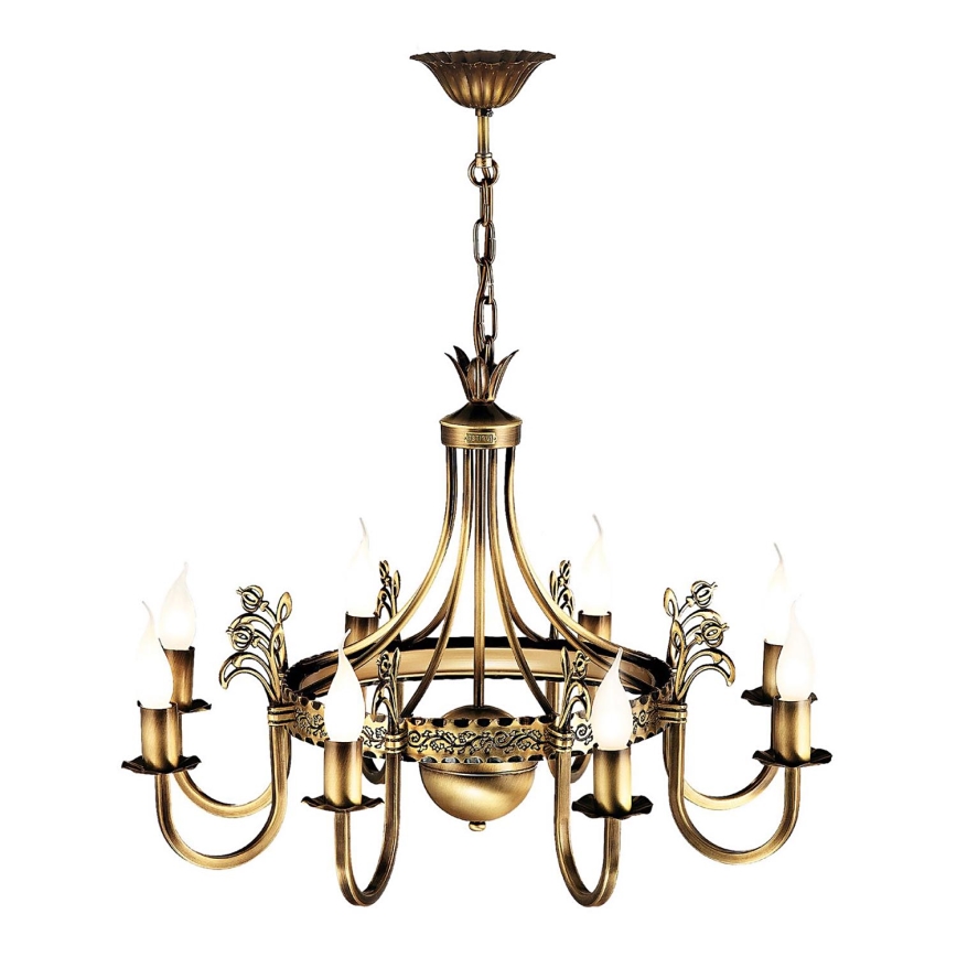 Jupiter 278 - KO 8 - Chandelier on a chain KORONA 8xE14/40W/230V