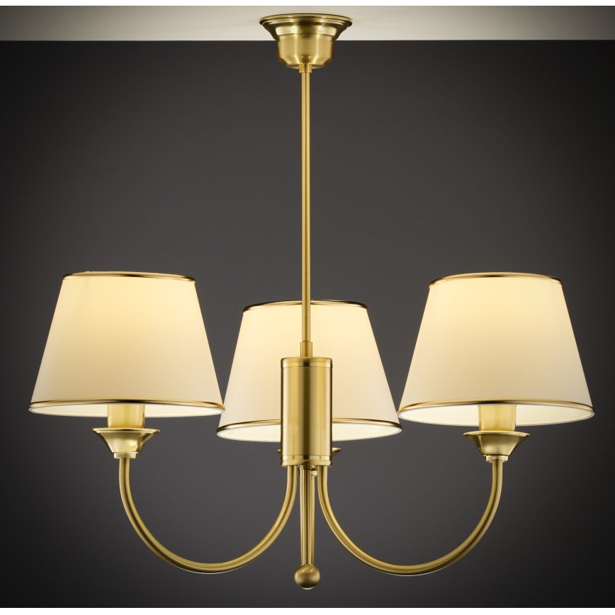 Jupiter 284- CL 3 - CLASSIC rod-mounted chandelier 3xE27/60W/230V
