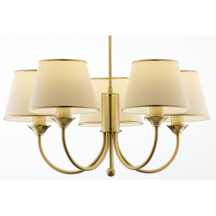 Jupiter 286 - CL 5 - Classic rod-mounted chandelier 5xE27/60W/230V
