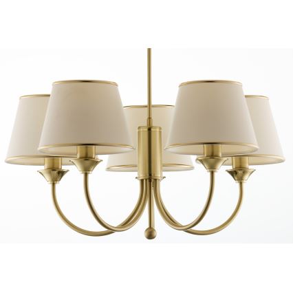 Jupiter 286 - CL 5 - Classic rod-mounted chandelier 5xE27/60W/230V