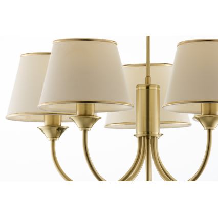 Jupiter 286 - CL 5 - Classic rod-mounted chandelier 5xE27/60W/230V