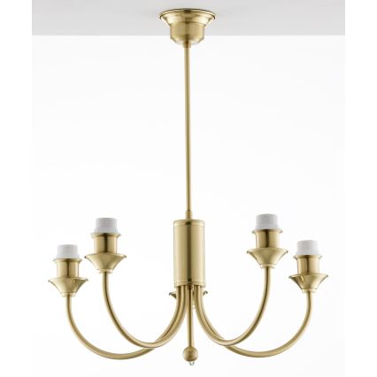 Jupiter 286 - CL 5 - Classic rod-mounted chandelier 5xE27/60W/230V