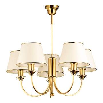 Jupiter 286 - CL 5 - Pendant chandelier CLASSIC 5xE27/60W/230V