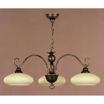 Jupiter 391 BO-3 - Chandelier on a chain BOLERO 3xE27/60W/230V