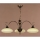 Jupiter 391 BO-3 - Chandelier on a chain BOLERO 3xE27/60W/230V