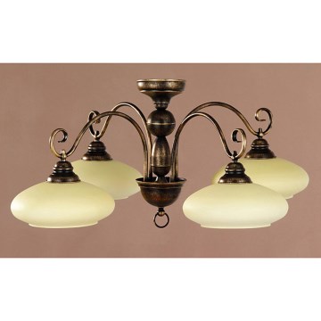 Jupiter 398 - BO-4PL- Surface-mounted chandelier BOLERO 4xE27/60W/230V