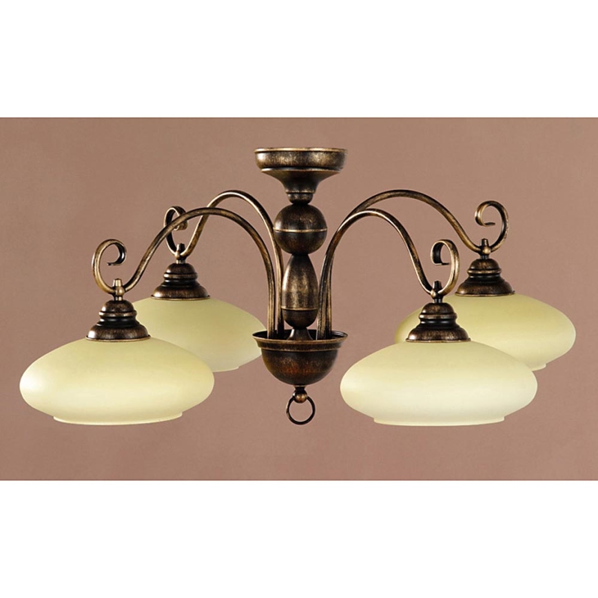 Jupiter 398 - BO-4PL- Surface-mounted chandelier BOLERO 4xE27/60W/230V