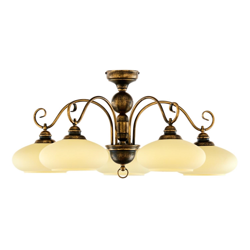 Jupiter 399 - BO-5-PL - Surface-mounted chandelier BOLERO 5xE27/60W/230V