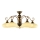 Jupiter 399 - BO-5-PL - Surface-mounted chandelier BOLERO 5xE27/60W/230V