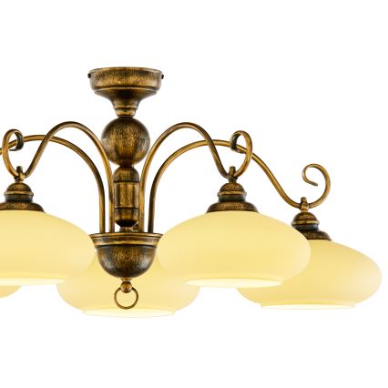 Jupiter 399 - BO-5-PL - Surface-mounted chandelier BOLERO 5xE27/60W/230V