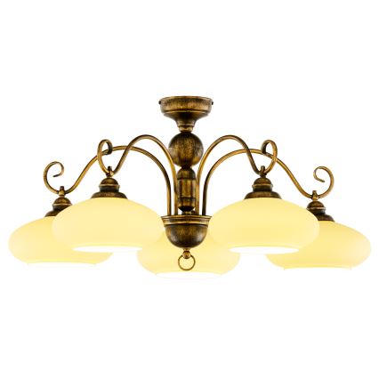 Jupiter 399 - BO-5-PL - Surface-mounted chandelier BOLERO 5xE27/60W/230V
