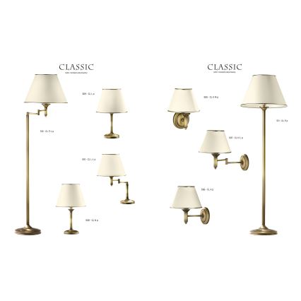 Jupiter 507 CL K L p - Wall light CLASSIC E27/60W/230V